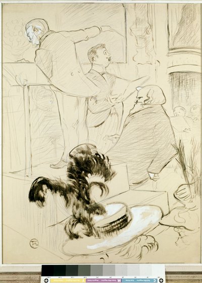 The Great Concerts of the Opera: Ambroise Thomas Witnessed a Rehearsal of Francesca da Rimini, c.1896 by Henri de Toulouse Lautrec