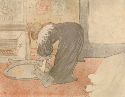 Woman at the Tub by Henri de Toulouse-Lautrec