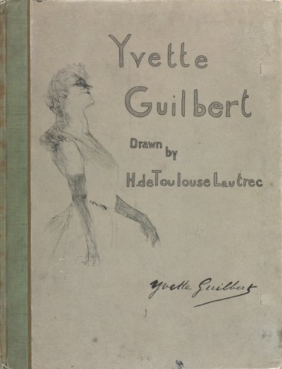 Yvette Guilbert-English Series: Cover by Henri de Toulouse-Lautrec