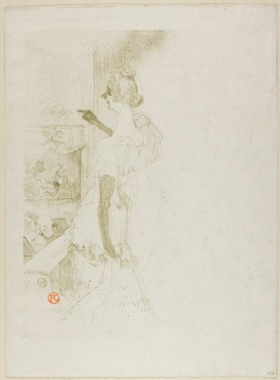 Yvette Guilbert by Henri de Toulouse-Lautrec