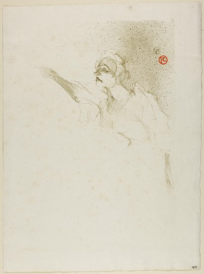 Yvette Guilbert by Henri de Toulouse-Lautrec