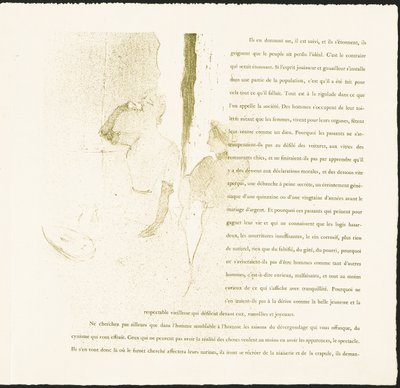 Yvette Guilbert by Henri de Toulouse-Lautrec