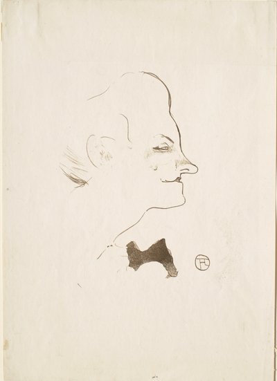 Yvette Guilbert by Henri de Toulouse-Lautrec
