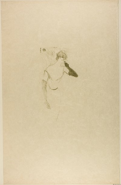 Yvette Guilbert, in Colombine to Pierrot by Henri de Toulouse-Lautrec