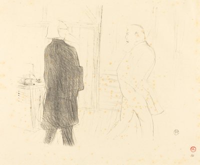 Antoine and Gémier in Une Faillite, 1894 by Henri de Toulouse Lautrec
