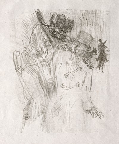 Au pied du Sinai: Arrestation de Schlomé Fuss by Henri de Toulouse Lautrec