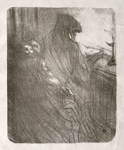At the Foot of Sinai: The Prayer of Polish Jews by Henri de Toulouse Lautrec