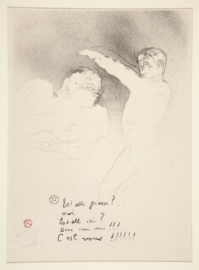 At the Varieties: Mademoiselle Lender and Brasseur by Henri de Toulouse Lautrec