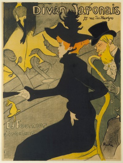 The Japanese Sofa by Henri de Toulouse Lautrec
