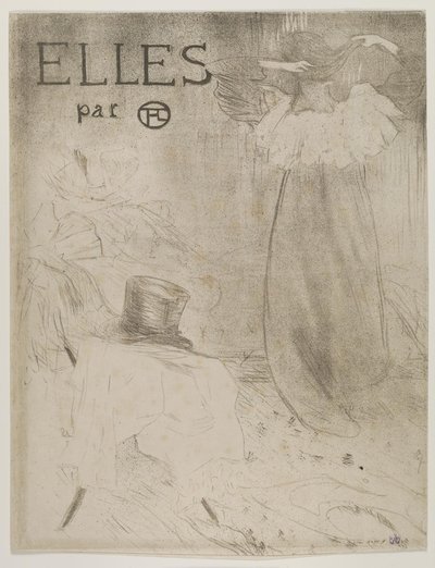 Frontispiece for Elles by Henri de Toulouse Lautrec