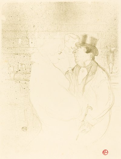 Ida Heath at the Bar by Henri de Toulouse Lautrec