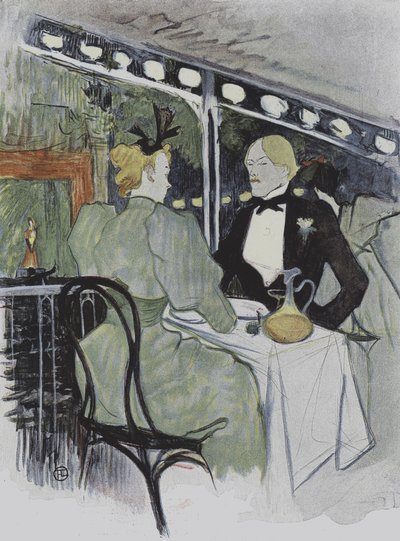 Illustration from Le Plaisir a Paris by Henri de Toulouse Lautrec