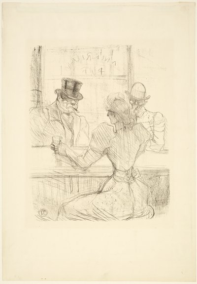 In the Picton Bar (American Bar), rue Scribe by Henri de Toulouse Lautrec