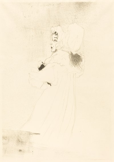 Miss May Belfort, Large Plate by Henri de Toulouse Lautrec