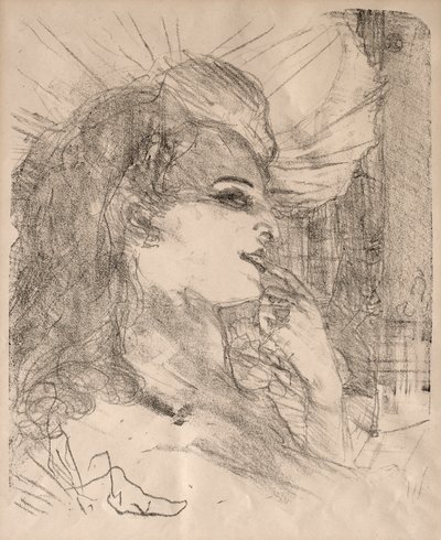 Portraits of Actors and Actresses: Thirteen Lithographs: Anna Held by Henri de Toulouse Lautrec