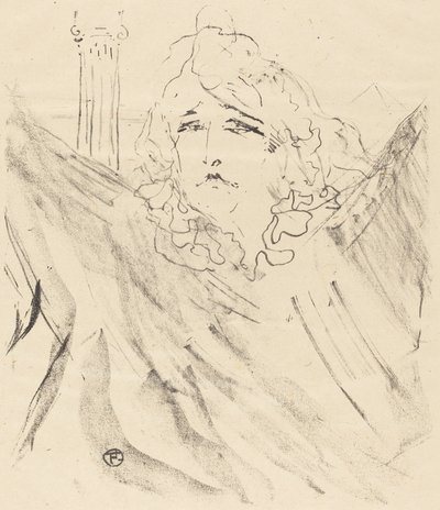 Sarah Bernhardt in Cleopatra, 1896 by Henri de Toulouse Lautrec