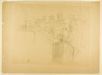 The Arton Trial (First Plate) by Henri de Toulouse Lautrec