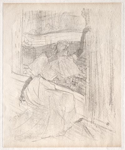 Yvette Guilbert: Saluant le public by Henri de Toulouse Lautrec