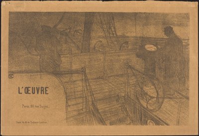 Prospectus Programme of the Work by Henri de Toulouse Lautrec, Félix Vallotton, Antonio