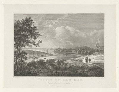 View of the Rhine Below Arnhem (Scenes from the Surroundings of the City of Arnhem series) by Henricus Wilhelmus Couwenberg