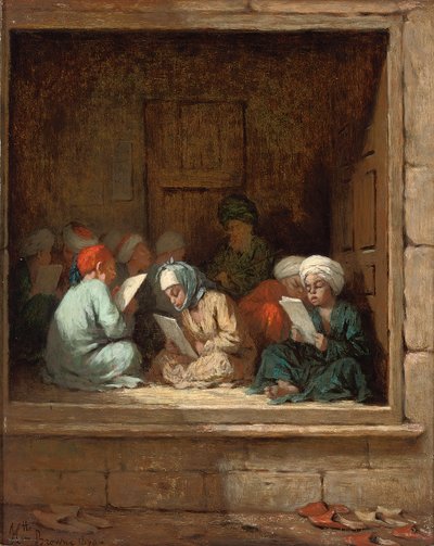 A Turkish Schoolroom by Henriette Browne