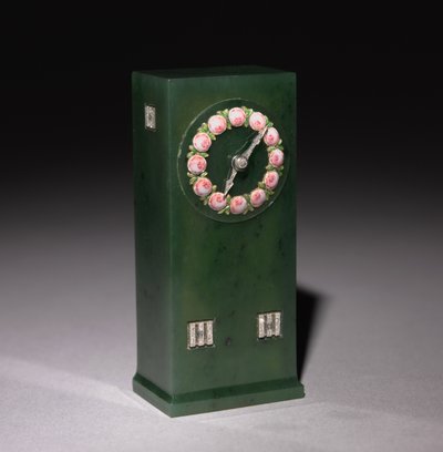 Clock, firm of Peter Carl Fabergé by Henrik Wigstrom