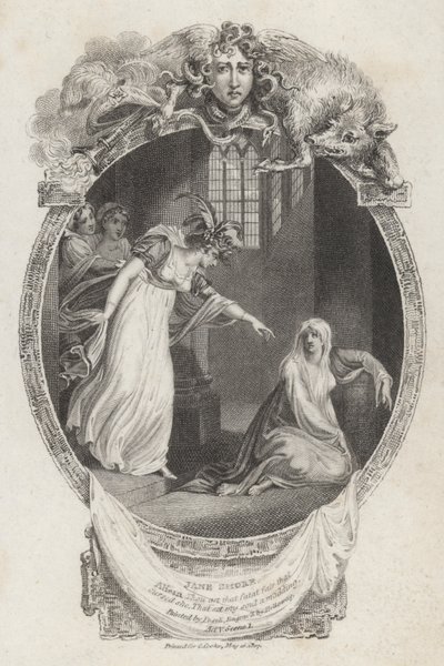 Scene from The Tragedy of Jane Shore by Nicholas Rowe by Henry  Fuseli