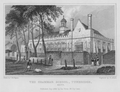 The Grammar School, Tunbridge, Kent by Henry Adlard