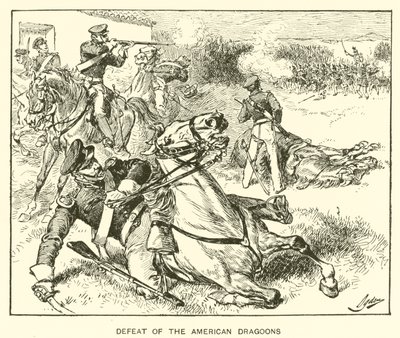 Defeat of the American Dragoons by Henry Alexander (after) Ogden