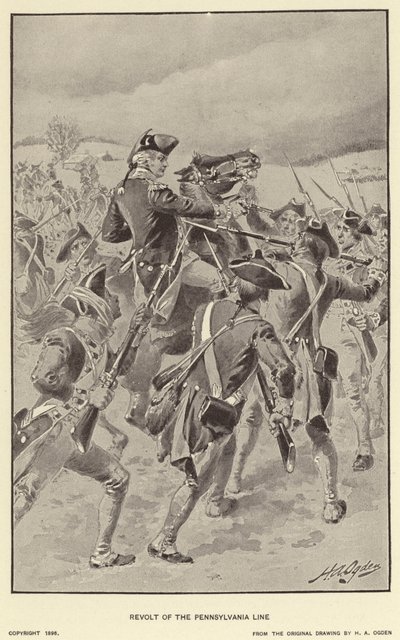 Revolt of the Pennsylvania Line by Henry Alexander (after) Ogden