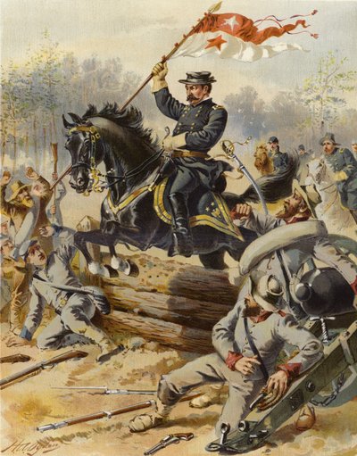 Sheridan at Five Forks by Henry Alexander (after) Ogden