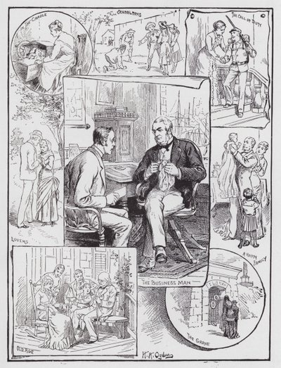 The Domestic Circle by Henry Alexander (after) Ogden