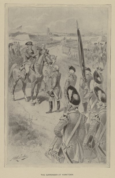 The Surrender at Yorktown by Henry Alexander (after) Ogden