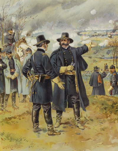Burnside at Fredericksburg, 13 December 1862 by Henry Alexander Ogden