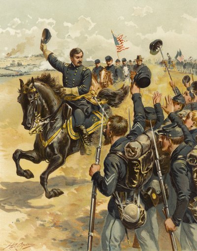 McClellan at Antietam, 17 September 1862 by Henry Alexander Ogden