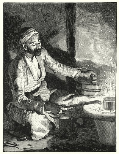 An Eastern Silversmith by Henry Andrew Harper