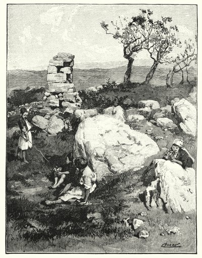 An Ancient Landmark in the Lebanon by Henry Andrew Harper
