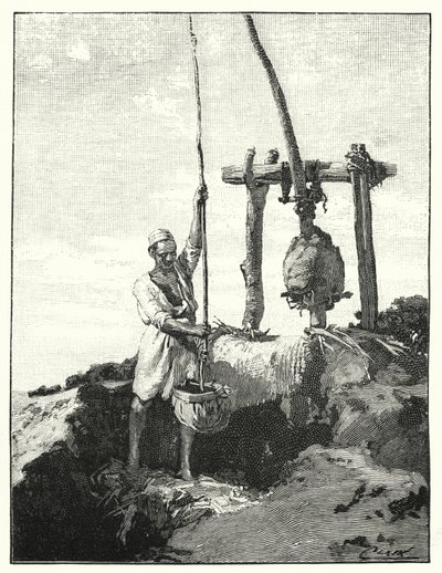 Method of drawing water in the East by Henry Andrew Harper