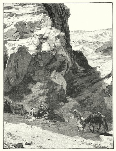 Shadow of a great rock, near War Sabo by Henry Andrew Harper
