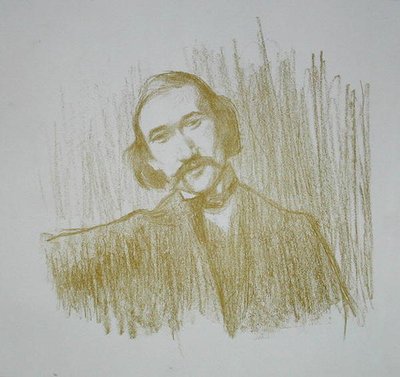 Andre Gide (1861-1942) by Henry Bataille
