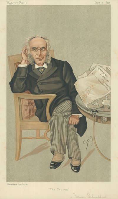 Mr Francis Schnadhorst by Henry Charles Seppings Wright