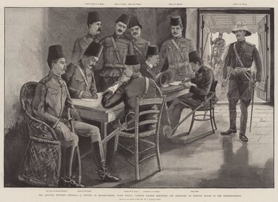 The Advance towards Dongola, a Council at Headquarters, Wady Halfa, Captain Watson reporting the Discovery of Dervish Tracks in the Neighbourhood by Henry Charles Seppings Wright
