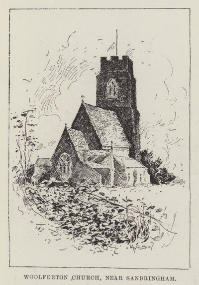 Woolferton Church, Near Sandringham by Henry Charles Seppings Wright