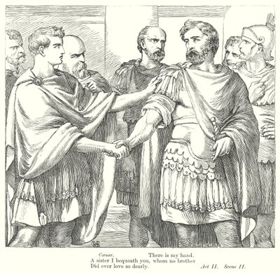 Antony and Cleopatra by Henry Courtney (after) Selous