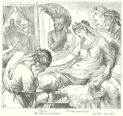 Antony and Cleopatra by Henry Courtney (after) Selous