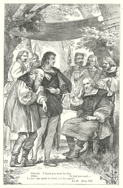 As You Like It by Henry Courtney (after) Selous