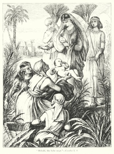 The Finding of Moses by Henry Courtney (after) Selous