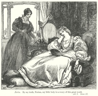 The Merchant of Venice by Henry Courtney (after) Selous