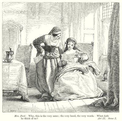 The Merry Wives of Windsor by Henry Courtney (after) Selous
