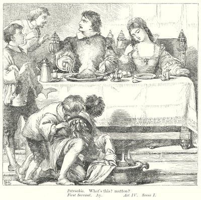 The Taming of the Shrew by Henry Courtney (after) Selous